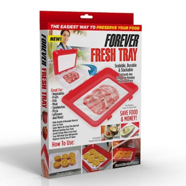 Forever Fresh Tray in Red/White. View a larger version of this product image.