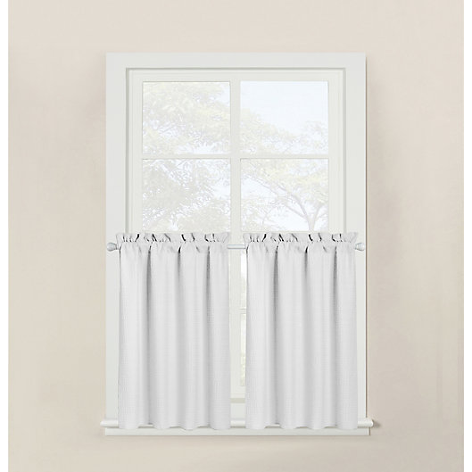 Alternate image 1 for Wamsutta® Hotel 2-Pack 45-Inch Window Curtain Tier Pair