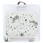 Alternate image 1 for goumi&reg; Organic Cotton Botanical Nursery Blanket in Green/White