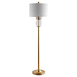 Safavieh Elza Floor Lamp in Gold/Clear