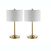 Safavieh Taren Table Lamps in Brass-Gold (Set of 2)