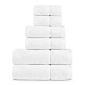 Modern Lux White 6 Piece Towel Set
