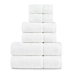 Modern Lux White 6 Piece Towel Set