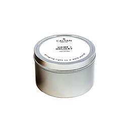 Calyan Wax Co. Home + Holiday Metal Tin Soy Candle in Grey