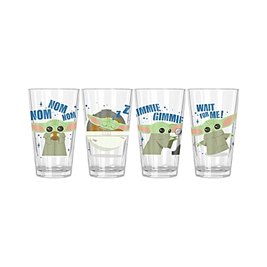 Star Wars&trade; The Mandalorian 16 oz. Pint Glasses (Set of 4). View a larger version of this product image.