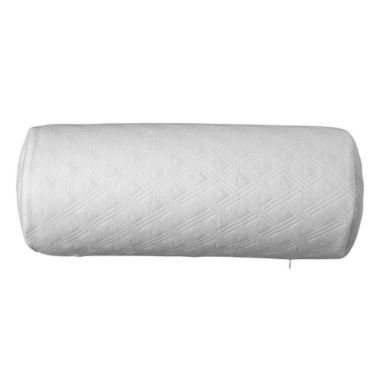Therapedic&reg; Neck Roll Pillow Cover in White. View a larger version of this product image.