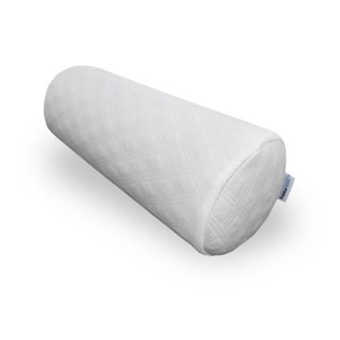 Therapedic&reg; Neck Roll Pillow Cover in White. View a larger version of this product image.
