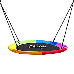 Pure Fun® 40-Inch Rainbow Flying Saucer Swing