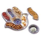 Alternate image 0 for Kamsah Boho Blue 12-Inch Serving Platter Hamsa Dip Set