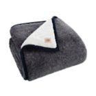 Alternate image 0 for UGG&reg; Sherpa Blanket in Blue Melange