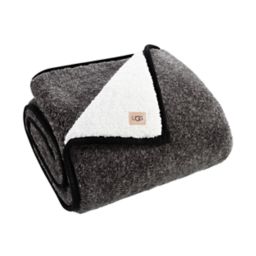 UGG® Sherpa Blanket in Black Melange