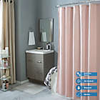 Alternate image 2 for Microfiber Soft Touch Shower Curtain Liner