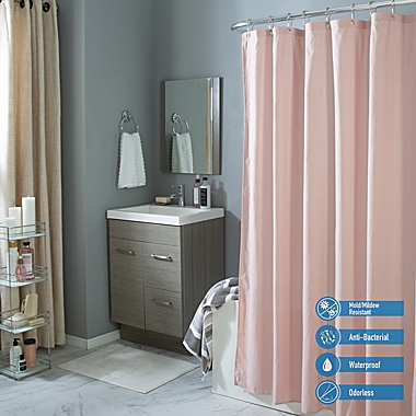 Microfiber Soft Touch Shower Curtain Liner. View a larger version of this product image.