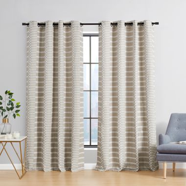 Urban Thread&reg; Ranchester 84-Inch Grommet Room Darkening Curtain Panel in Natural (Single). View a larger version of this product image.