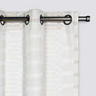 Alternate image 2 for UrbanThread&reg; Ranchester 84-Inch Grommet Room Darkening Curtain Panel in White (Single)