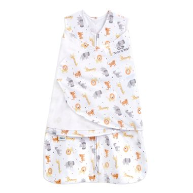 HALO&reg; SleepSack&reg; Preemie Jungle Adjustable Swaddle in Grey. View a larger version of this product image.