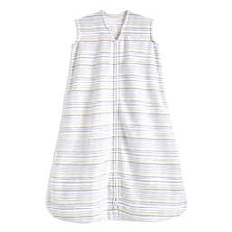 HALO® SleepSack® Small Striped Micro-Fleece Wearable Blanket in Grey/Yellow