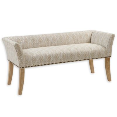 Madison Park Welburn Accent Bench in Taupe