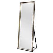 Retro Full Length Standing Mirror in Champagne Gold