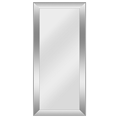 Modern Full Length Standing 34-Inch x 74-Inch Mirror in Silver. View a larger version of this product image.