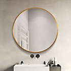 Alternate image 1 for Neutype 40.5-Inch Round Wall Mirror in Gold