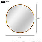Alternate image 4 for Neutype 40.5-Inch Round Wall Mirror in Gold