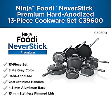 Ninja&trade; Foodi&trade; NeverStick&trade; Premium Hard-Anodized 13-Piece Cookware Set. View a larger version of this product image.