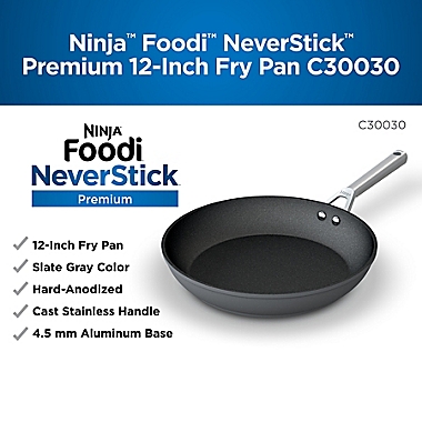 Ninja&trade; Foodi&trade; NeverStick&trade; Premium Hard-Anodized 12-Inch Fry Pan. View a larger version of this product image.