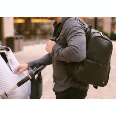 Little Unicorn Skyline Faux Leather Diaper Backpack. View a larger version of this product image.