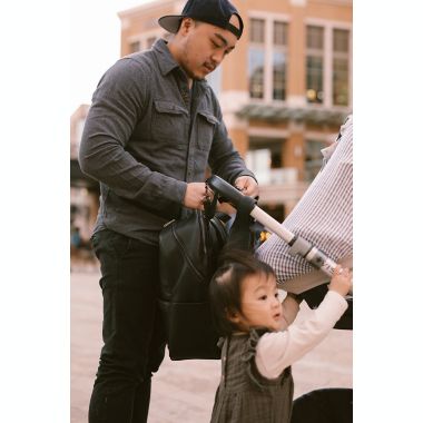 Little Unicorn Skyline Faux Leather Diaper Backpack. View a larger version of this product image.