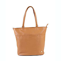 Little Unicorn Citywalk Faux Leather Diaper Tote in Brown