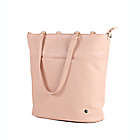 Alternate image 2 for Little Unicorn Citywalk Faux Leather Diaper Tote in Blush