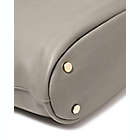 Alternate image 2 for Little Unicorn Citywalk Faux Leather Diaper Tote in Grey