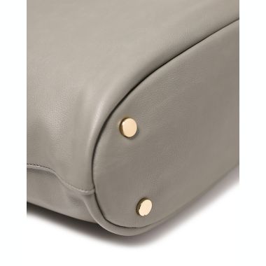 Little Unicorn Citywalk Faux Leather Diaper Tote in Grey. View a larger version of this product image.