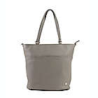 Alternate image 0 for Little Unicorn Citywalk Faux Leather Diaper Tote in Grey