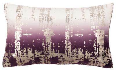 Safavieh Rensia Oblong Throw Pillow in Purple/Silver