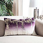 Alternate image 2 for Safavieh Rensia Oblong Throw Pillow in Purple/Silver