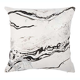 Safavieh Pipin Square Throw Pillow in Beige/Black