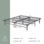 Alternate image 1 for Dream Collection&trade; by LUCID&reg; Platform Bed Frame in Black