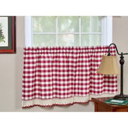 Red Kitchen Curtains Bed Bath Beyond