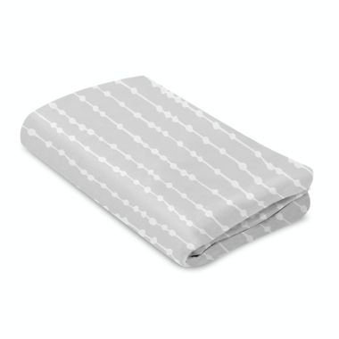 4moms&reg; Breeze&reg; Plus Waterproof Bassinet Sheet in Grey. View a larger version of this product image.