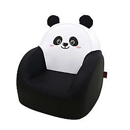 Dwinguler Kid's Panda Sofa in Black/White
