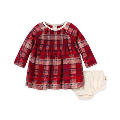 newborn plaid dress