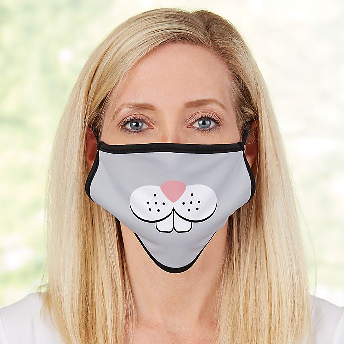 Bunny Face For Her Personalized Adult Face Mask | Bed Bath ...