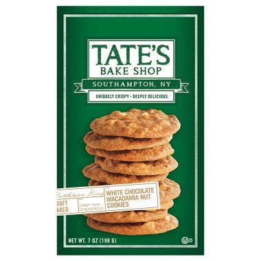 Tate's Bake Shope White Chocolate Macadeamia Nut Cookies. View a larger version of this product image.