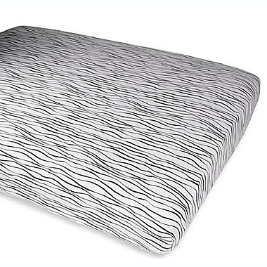 Ely&#39;s &amp; Co.&reg; 2-Pack Abstract Jersey Crib Sheets in Black. View a larger version of this product image.