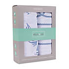 Alternate image 3 for Ely&#39;s &amp; Co. 2-Pack Nautical Jersey Cotton Crib Sheets in Blue