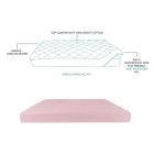 Alternate image 3 for Ely&#39;s & Co.&reg; Waterproof Quilted Bassinet Sheet in Mauve