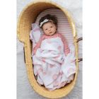 Alternate image 3 for Ely&#39;s &amp; Co.&reg; 2-Pack Waterproof Bassinet Sheets in Mauve