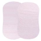 Alternate image 0 for Ely&#39;s &amp; Co.&reg; 2-Pack Waterproof Bassinet Sheets in Mauve